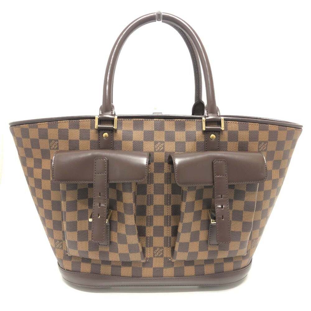 LOUIS VUITTON Authentic Brown Damier Canvas Tote Bag - Picture 1 of 13